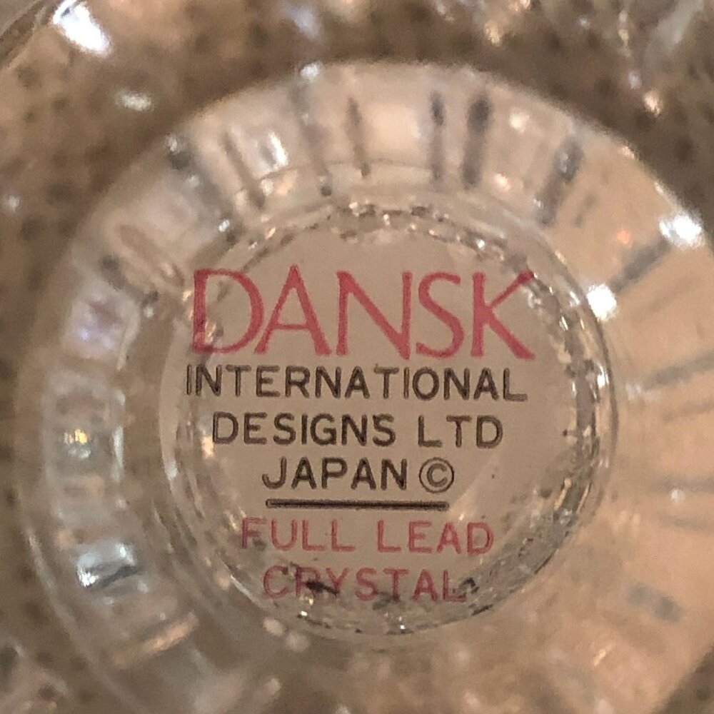 5 Dansk Full Lead Crystal votive/candle holders - Picture 6 of 7